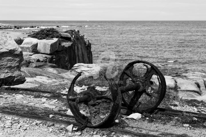 Fotografia intitulada "The wagon in front…" por Alain Romeas (PhotoAR), Obras de arte originais, Fotografia digital