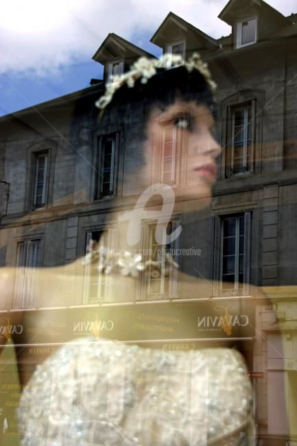 Photographie intitulée "Reflets - La mariée…" par Josiane Karanian Boularot, Œuvre d'art originale