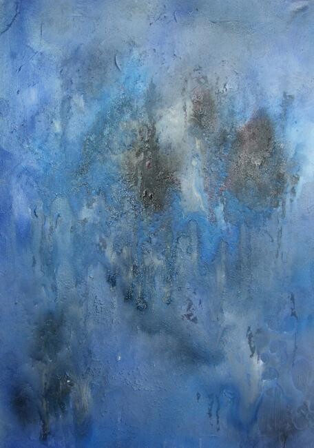 Peinture intitulée "Deep Blue" par Photographie Par Badco, Œuvre d'art originale