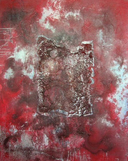 Painting titled "Red Book" by Photographie Par Badco, Original Artwork