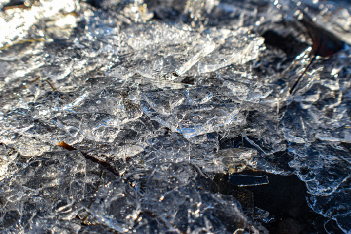 Photographie intitulée "Icy Spectacle 4" par Patrice Cote, Œuvre d'art originale, Photographie numérique