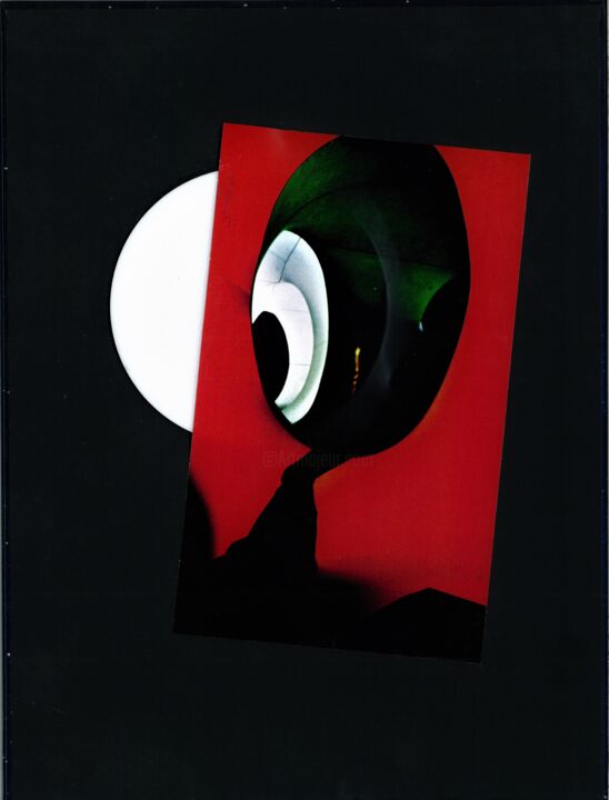 Collages titulada "Eye Spy" por Kevin C Lee, Obra de arte original, Collages