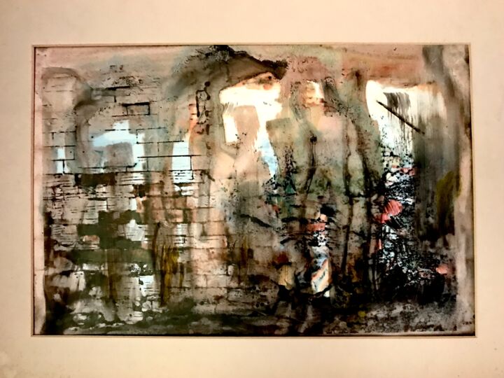 Collages titled "Shrouded memories" by Kevin C Lee, Original Artwork, Acrylic