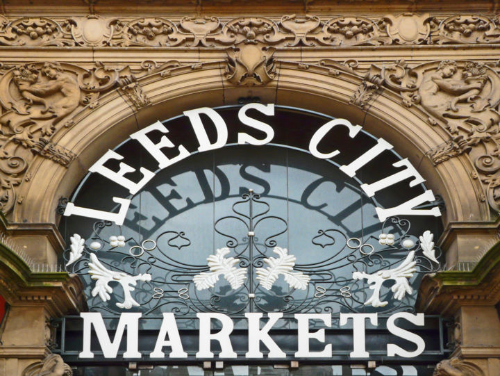 「Leeds City Markets」というタイトルの写真撮影 Kevin C Leeによって, オリジナルのアートワーク
