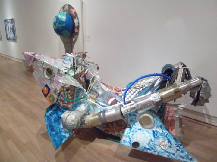 Instalación titulada "Handi-art la machin…" por Philippe Sidot Et Charlotte Carsin, Obra de arte original, Instalación de Ar…