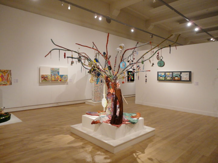 Εγκατάσταση με τίτλο "Handi-art . L'arbre…" από Philippe Sidot Et Charlotte Carsin, Αυθεντικά έργα τέχνης, Εγκατάσταση Τέχνης