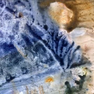 Malarstwo zatytułowany „Frosty Leaves” autorstwa Ryszard Piatkowski, Oryginalna praca, Olej
