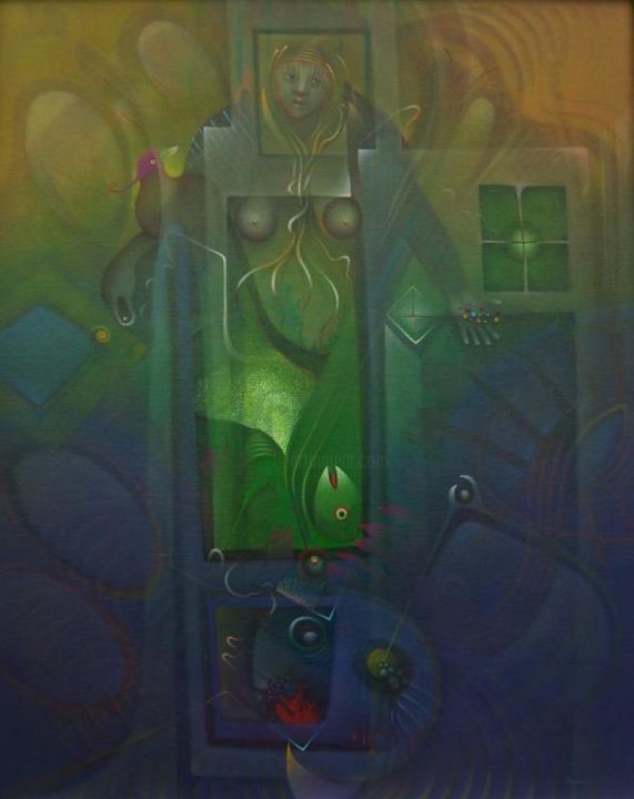Pintura titulada "casse tete" por Alvaro Mejias, Obra de arte original