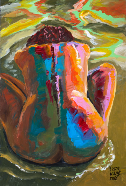 Pintura titulada "Los colores de la e…" por Pictor Mulier, Obra de arte original, Acrílico
