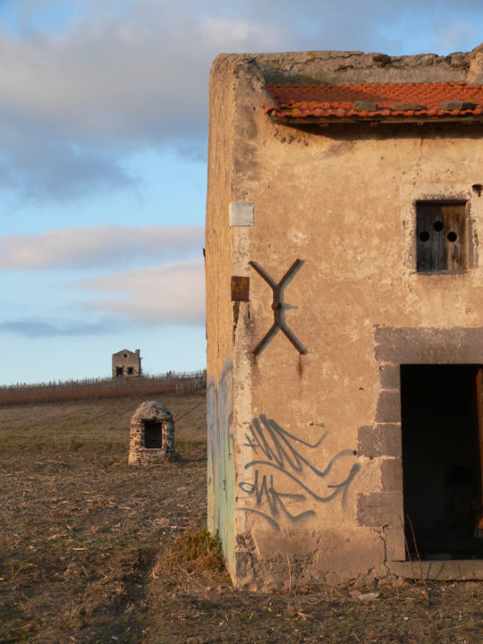 Photography titled "Cabane puis et mais…" by Pier Brignon, Original Artwork, Digital Photography