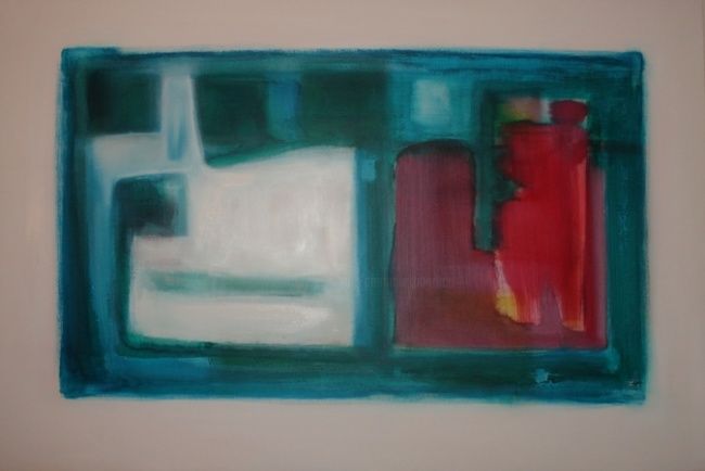 Painting titled "nel bianco - 2" by Pier Maurizio Greco, Original Artwork