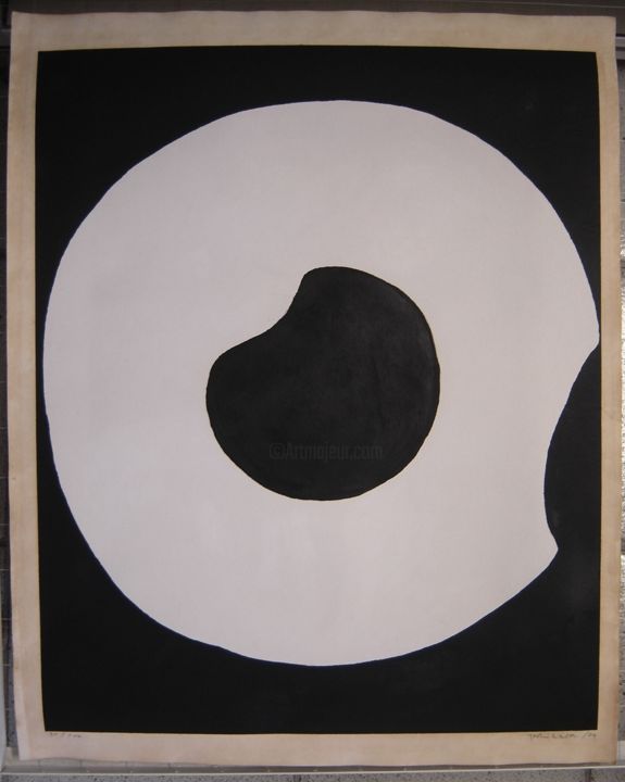 "white circle" başlıklı Baskıresim Piero Savino De Mattos tarafından, Orijinal sanat, Diğer