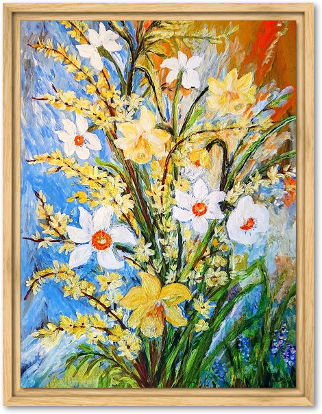 Peinture intitulée "Peinture, Fleurs" par Pierre-André Doriot, Œuvre d'art originale, Aquarelle Monté sur Métal