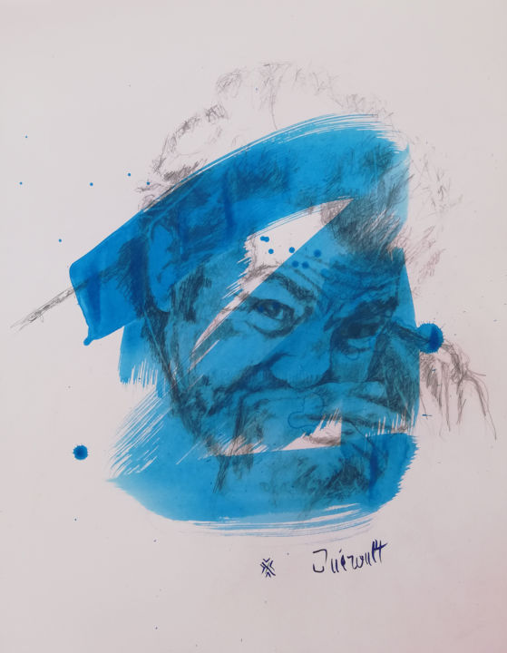 Dessin intitulée "SDF V" par Pierre Gueroult, Œuvre d'art originale, Acrylique