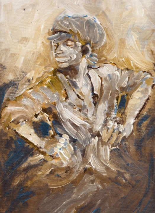 Pintura titulada "Gavroche" por Pierre Bara, Obra de arte original, Acrílico