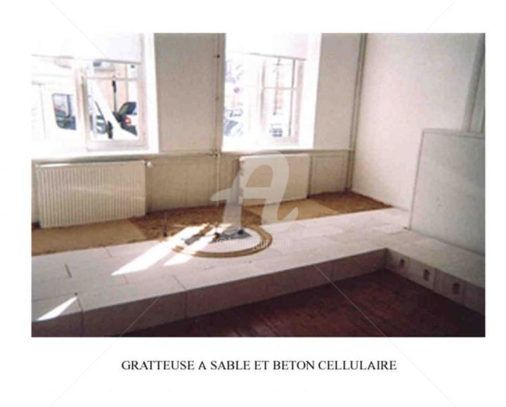 Sculpture titled "GRATTEUSE A SABLE E…" by Pierre Bourquin, Original Artwork