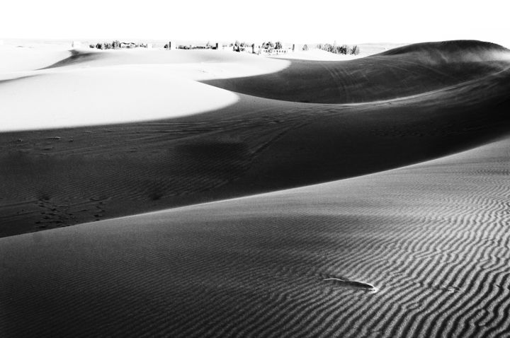 Photographie intitulée "Vagues dunes" par Pierre Coiffard, Œuvre d'art originale, Photographie numérique