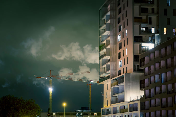Photographie intitulée "Urban night #23" par Pierre Duquoc, Œuvre d'art originale, Photographie numérique