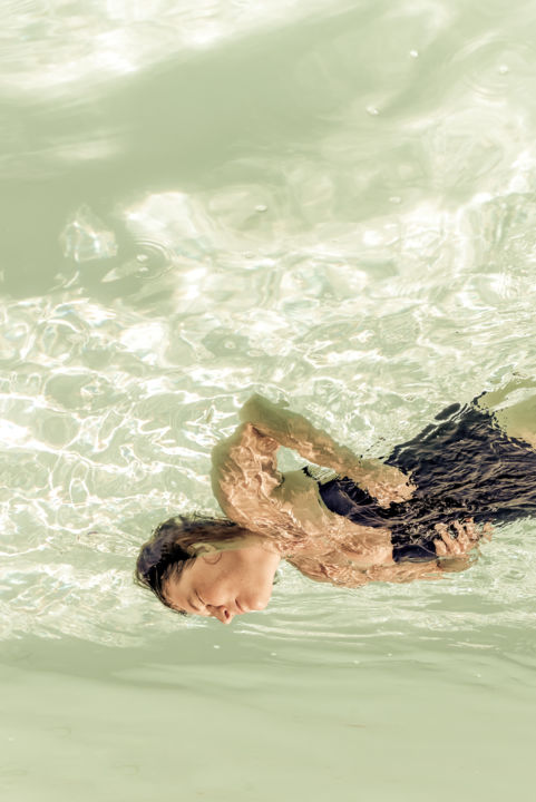 Fotografía titulada "reverse pool" por Pierre Duquoc, Obra de arte original, Fotografía digital