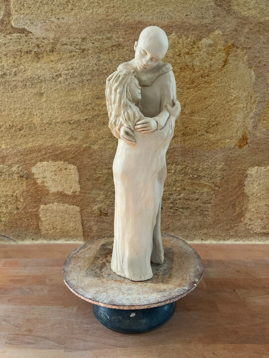 Sculpture titled "ensemble" by Pierre Florence, Original Artwork, Terra cotta