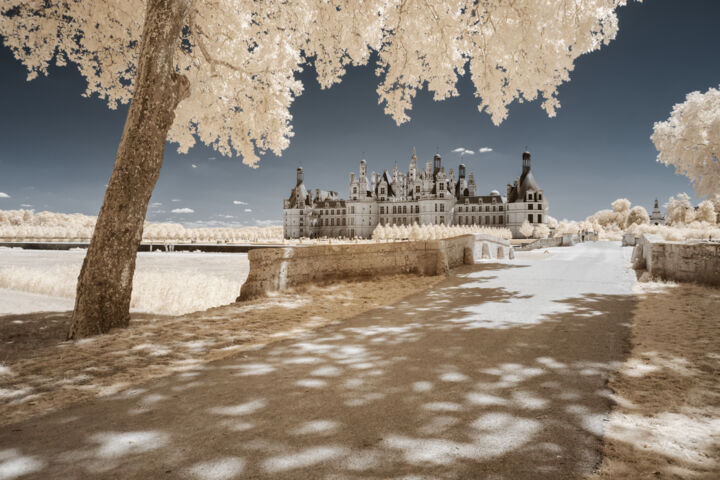 Фотография под названием "Château de Chambord" - Pierre-Louis Ferrer, Подлинное произведение искусства, Цифровая фотография