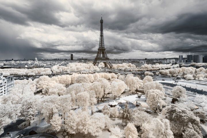 Fotografia intitolato "Paris depuis la Cit…" da Pierre-Louis Ferrer, Opera d'arte originale, Fotografia digitale