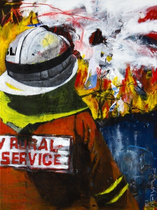 Peinture intitulée "rural-service-mix-m…" par Pierre Mathieu, Œuvre d'art originale, Huile