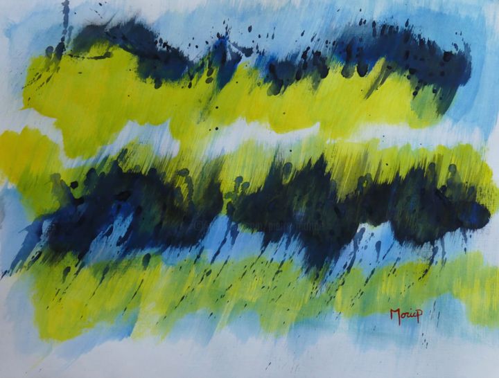 Painting titled "PAP 280" by Pierre Morice, Original Artwork, Acrylic