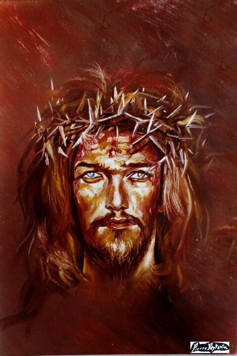 Arts numériques intitulée "Jésus" par Pierre Peytavin, Œuvre d'art originale, Travail numérique 2D