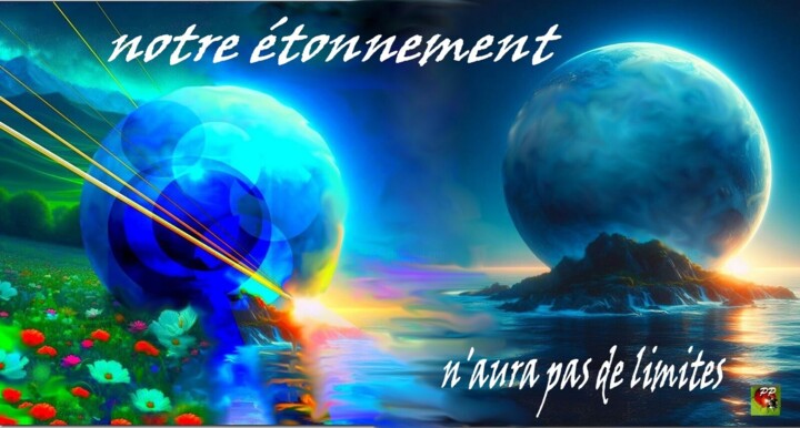 Digital Arts titled "etonnement et limit…" by Pierre Peytavin, Original Artwork, AI generated image