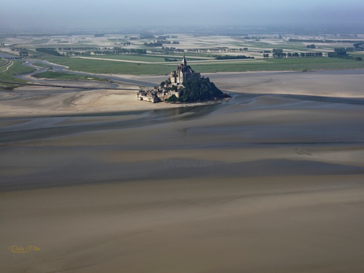 Fotografia zatytułowany „Mont-Saint-Michel3” autorstwa Pierre Piton, Oryginalna praca, Fotografia cyfrowa