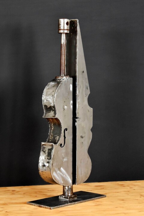 Sculpture titled "LA VAINE PUISSANCE…" by Pierre Sidoine, Original Art, Metals