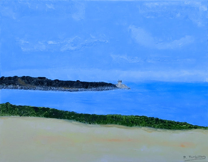 Painting titled "Pointe St-Efficace…" by Pierre Turbillon, Original Artwork