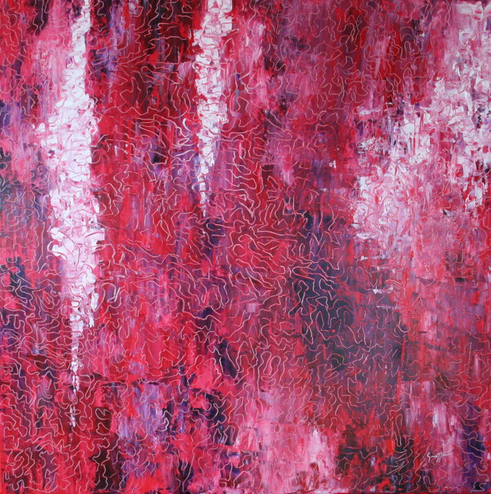 Peinture intitulée "Sans Titre 2" par Pierre-Yves Guitton, Œuvre d'art originale, Acrylique