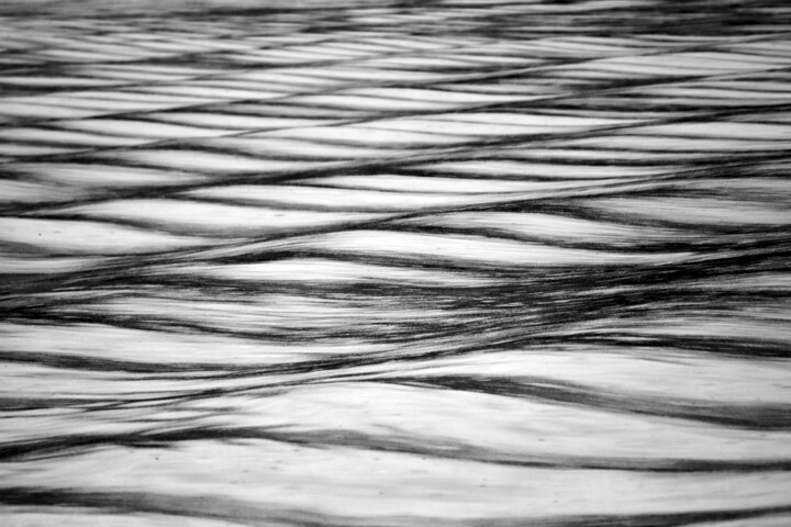 Photographie intitulée "ondes et sillage" par Pierre-Yves Rospabé, Œuvre d'art originale, Photographie numérique