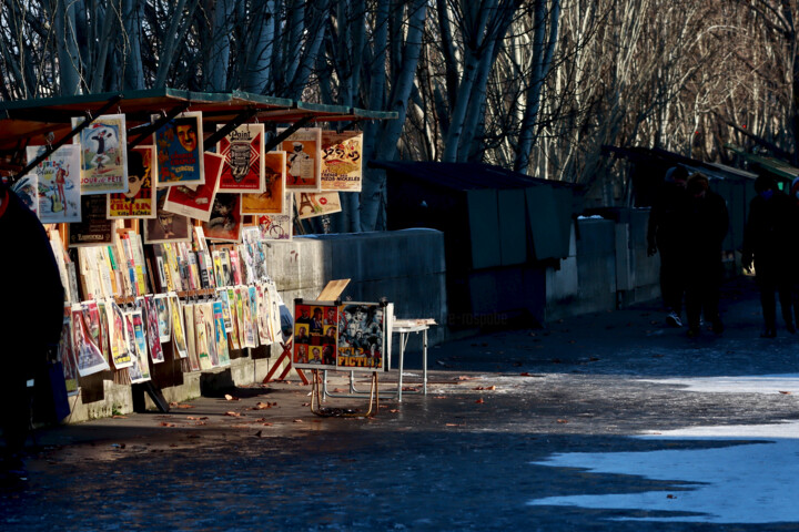 Photography titled "Paris, bouquiniste" by Pierre-Yves Rospabé, Original Artwork, Non Manipulated Photography