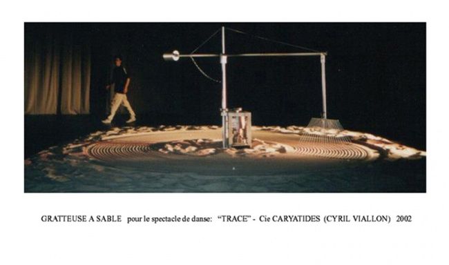 Sculpture intitulée "Gratteuse à sable :…" par Pierre Bourquin, Œuvre d'art originale, Autre
