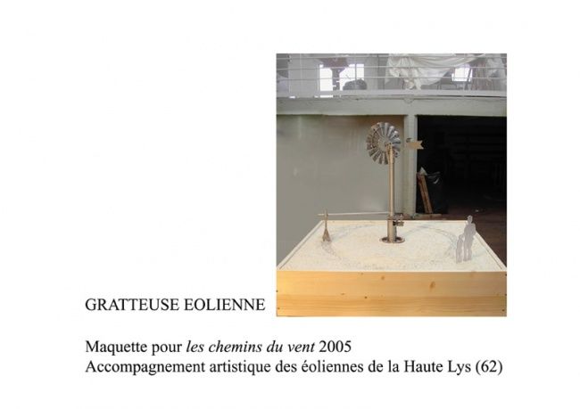 Sculpture intitulée "Gratteuse Eolienne" par Pierre Bourquin, Œuvre d'art originale, Autre