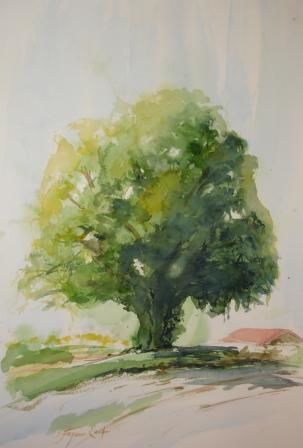 Peinture intitulée "Chêne du Villars (7…" par Pierre Feyeux, Œuvre d'art originale