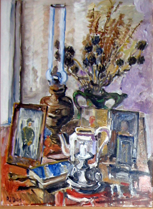 Painting titled "Bouquet petits cadr…" by Pierre Jean Delpeuc'H, Original Artwork, Acrylic