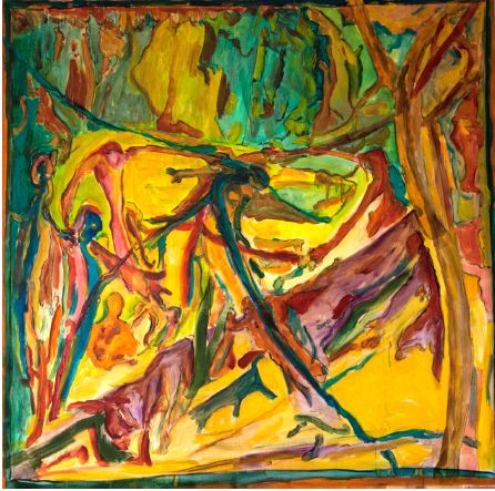 Painting titled "dance.png" by Pierre Lesc, Original Artwork