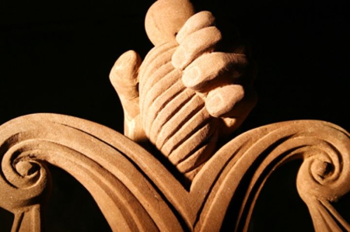 雕塑 标题为“la-justice-8.Le fil…” 由Pierre Vexlard, 原创艺术品