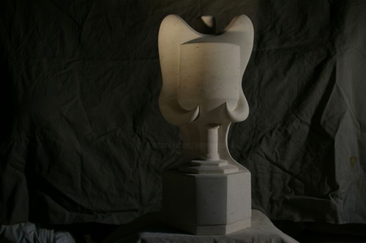Skulptur mit dem Titel "caducee-2.jpg" von Pierre Vexlard, Original-Kunstwerk