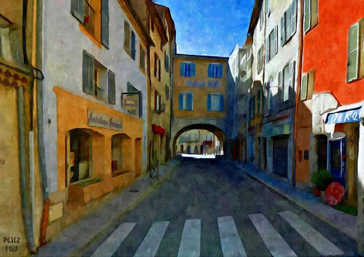 Painting titled "Couleurs de Fayence" by Pietrofrance, Original Artwork