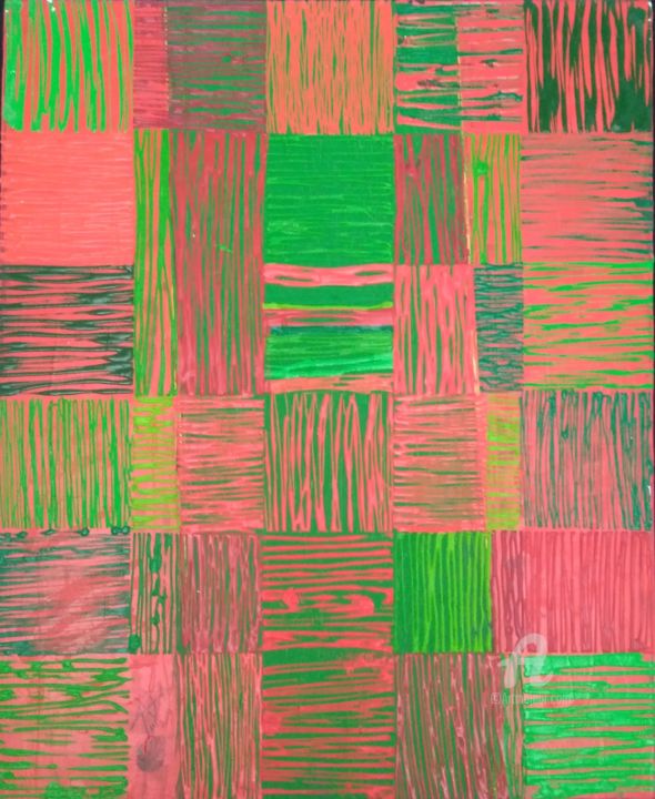 Peinture intitulée "lisboa" par Pascal Piguel, Œuvre d'art originale, Acrylique