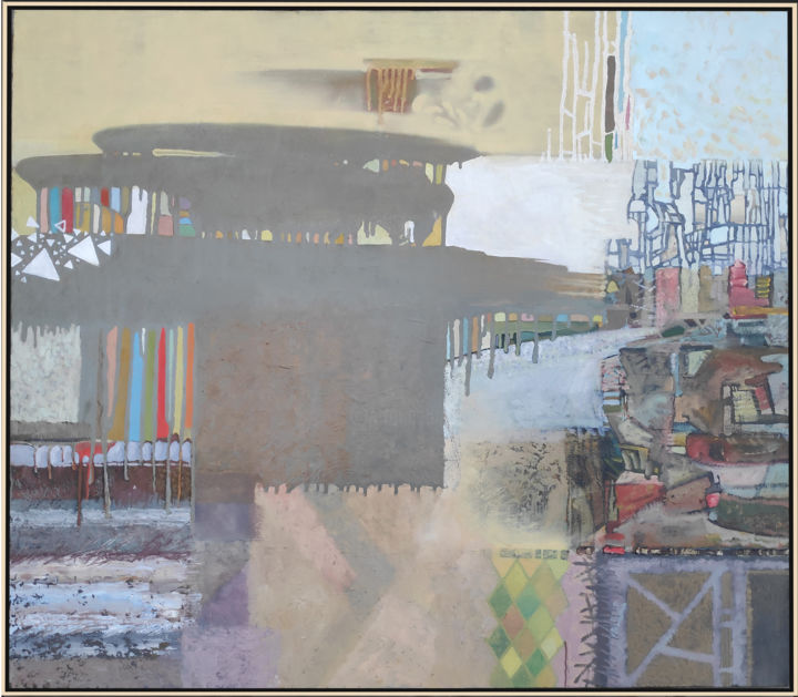 Painting titled "Etern" by Еugeniu Zabortev (Pika), Original Artwork, Oil