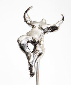 Escultura titulada "Eolo" por Pilar Roldán, Obra de arte original, Metales