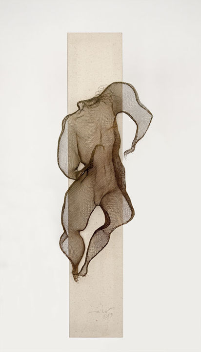 "andando-y-corriendo…" başlıklı Heykel Pilar Roldán tarafından, Orijinal sanat