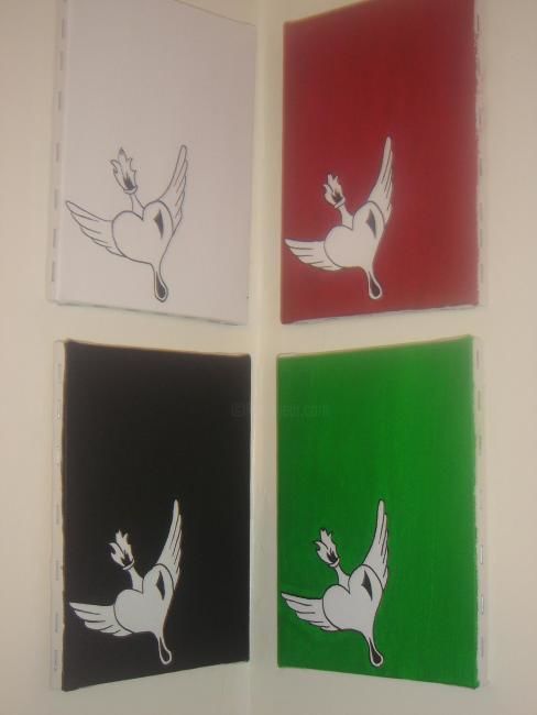 Painting titled "AP" by Ashley Pileri, Original Art,