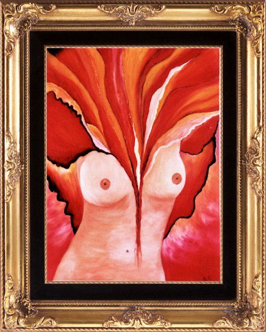 Painting titled "CHIMERE" by Pili Gaona, Original Artwork